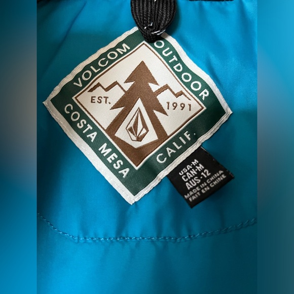 Volcom Stone Cloud Youth Size Medium Puffer Puffy Vest Kids Retro Look - Picture 11 of 12